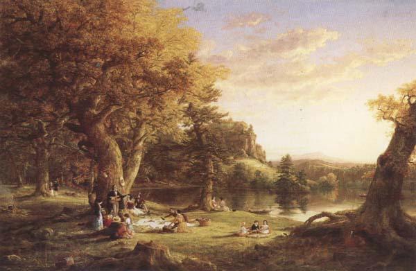 Thomas Cole The Pic-Nic Norge oil painting art